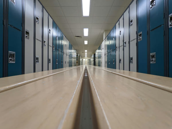 Locker rooms and amenities